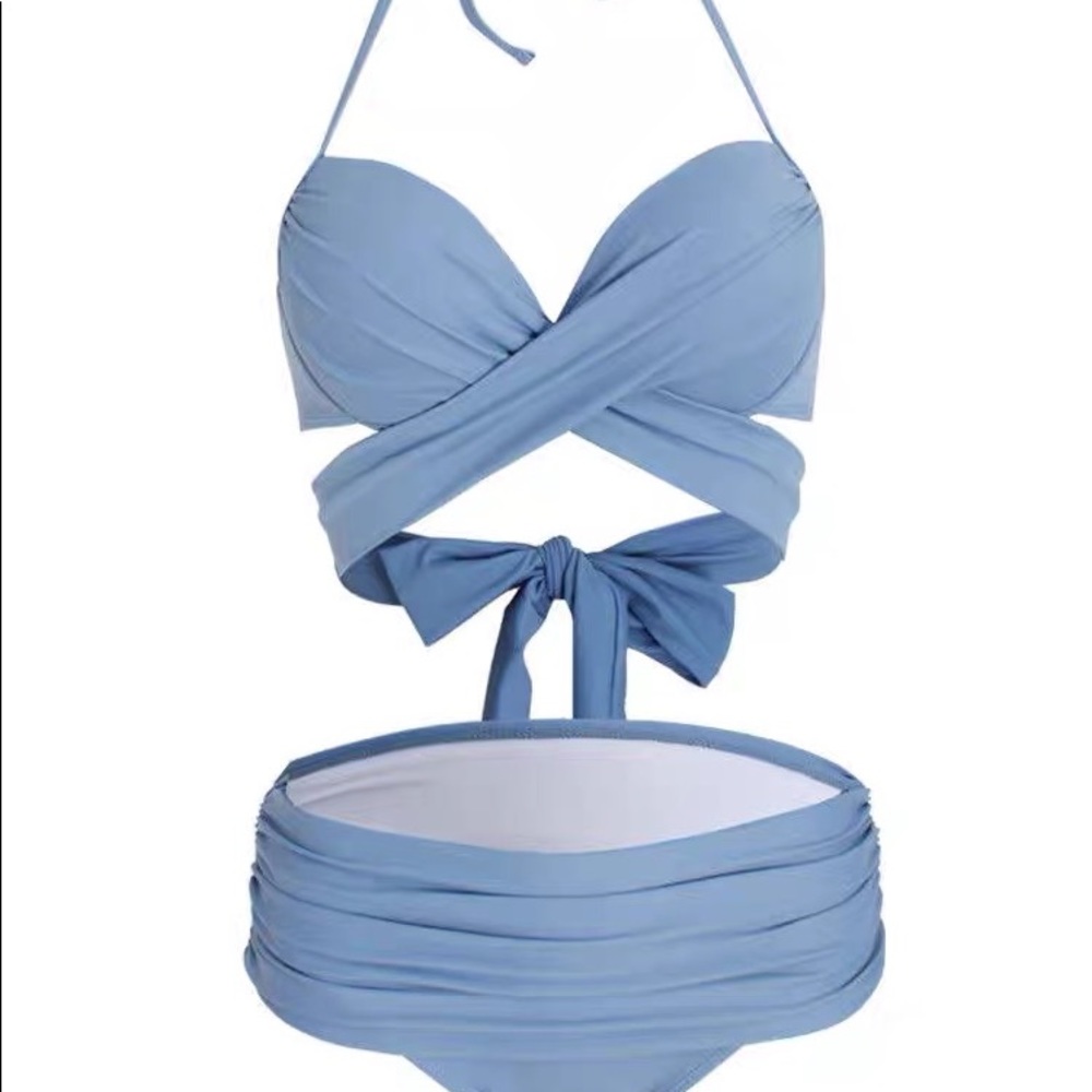 Used Blue bikini size small